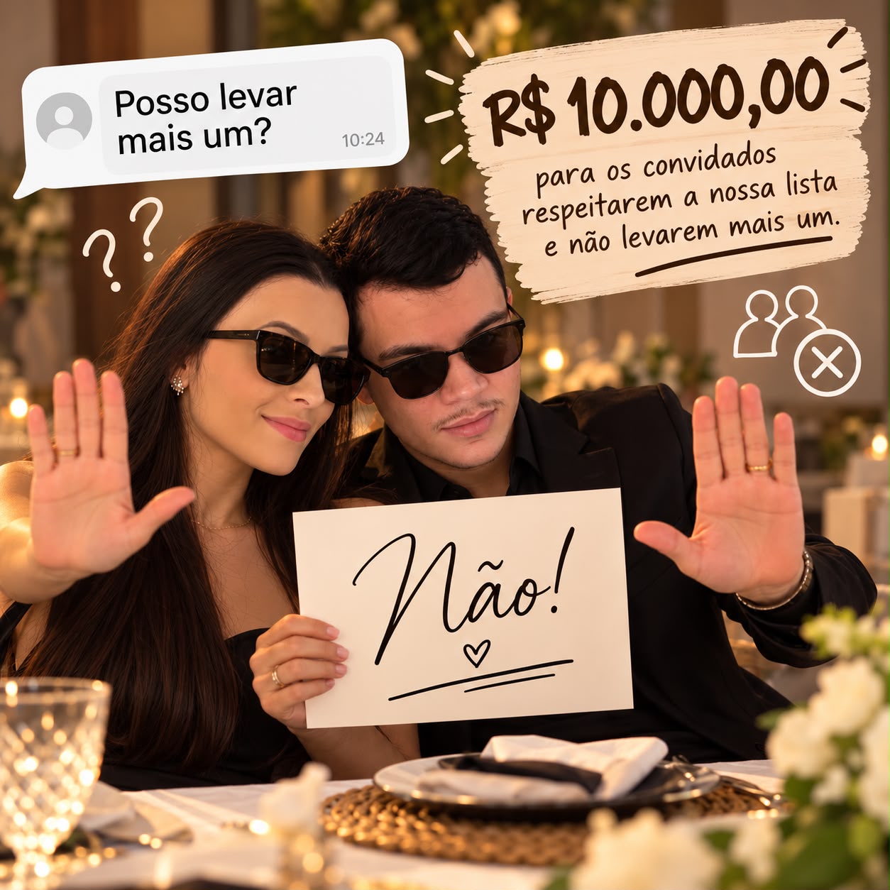 Para levar mais um convidado