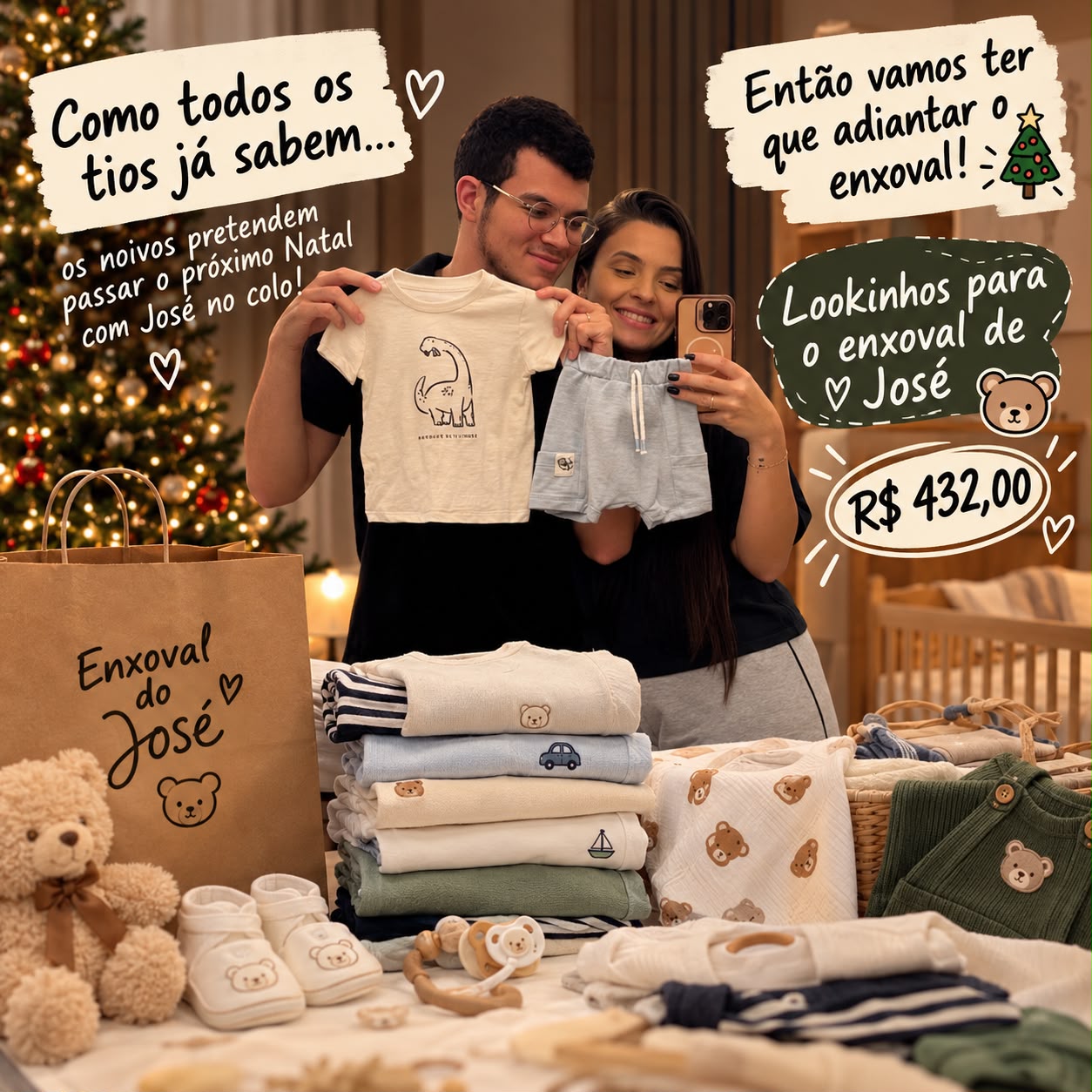 Lookinhos para o enxoval de José