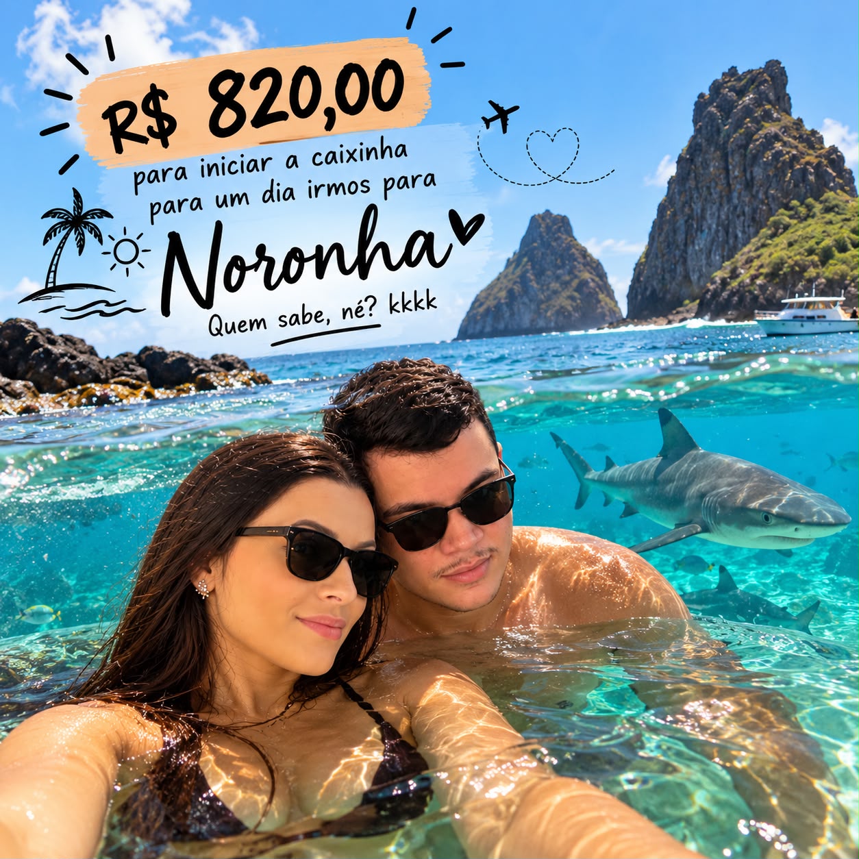 Caixinha para Noronha